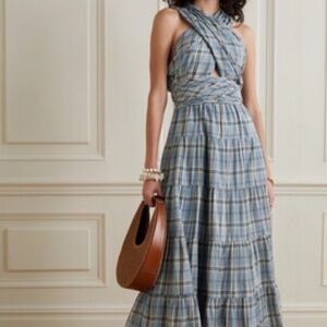 Ulla Johnson Plaid Noelle Dress